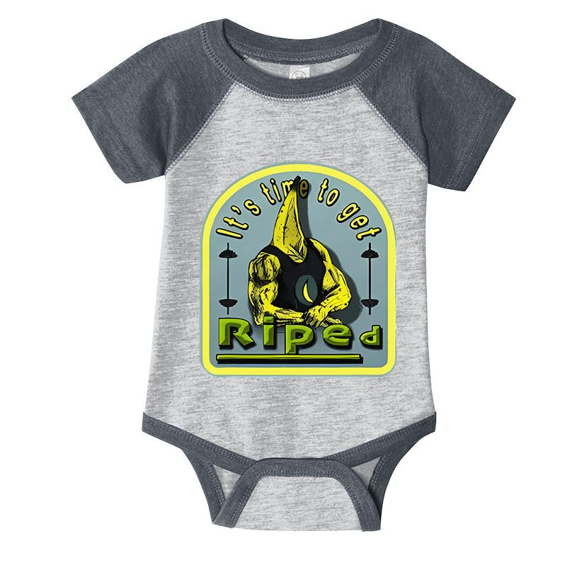 ItS Time To Get Riped Infant Baby Jersey Bodysuit