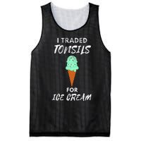 I Traded Tonsils For Ice Cream Surgery Quotes Mesh Reversible Basketball Jersey Tank