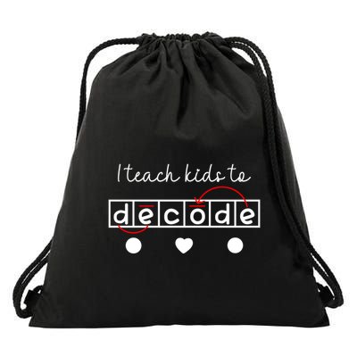 I Teach To Decode Science Of Reading Gift Drawstring Bag