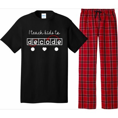 I Teach To Decode Science Of Reading Gift Pajama Set