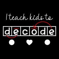 I Teach To Decode Science Of Reading Gift Flat Bill Trucker Hat