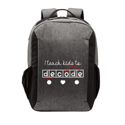 I Teach To Decode Science Of Reading Gift Vector Backpack