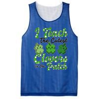 I Teach The Cutest Clovers In The Patch St Patricks Day Great Gift Mesh Reversible Basketball Jersey Tank