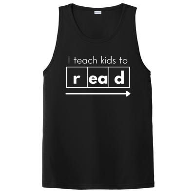 I Teach To Read Science Of Reading Funny Cool Gift PosiCharge Competitor Tank