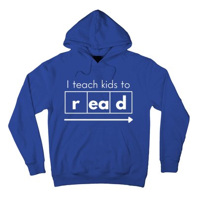 I Teach To Read Science Of Reading Funny Cool Gift Hoodie