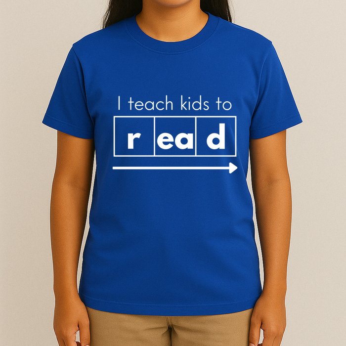 I Teach To Read Science Of Reading Funny Cool Gift T-Shirt