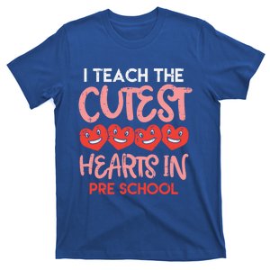 I Teach The Cutest Hearts Pre School Teacher Valentines Day Gift T-Shirt