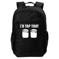 I'd Tap That Beer Kegs Alcohol College Student Tee Daily Commute Backpack