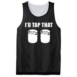 I'd Tap That Beer Kegs Alcohol College Student Tee Mesh Reversible Basketball Jersey Tank