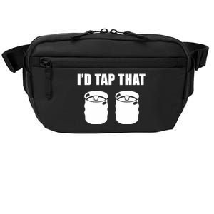 I'd Tap That Beer Kegs Alcohol College Student Tee Crossbody Pack