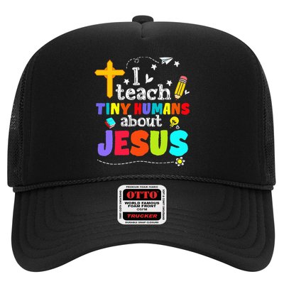 I Teach Tiny Humans About Jesus Sunday School Teacher Bible Hat