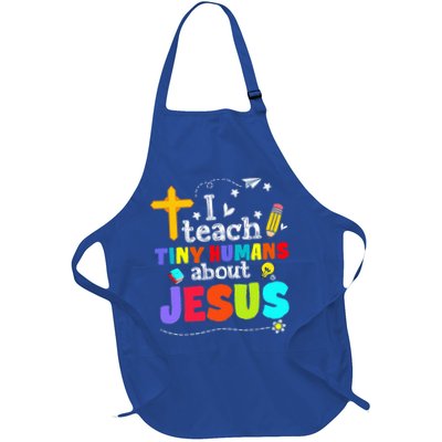 I Teach Tiny Humans About Jesus Sunday School Teacher Bible Apron
