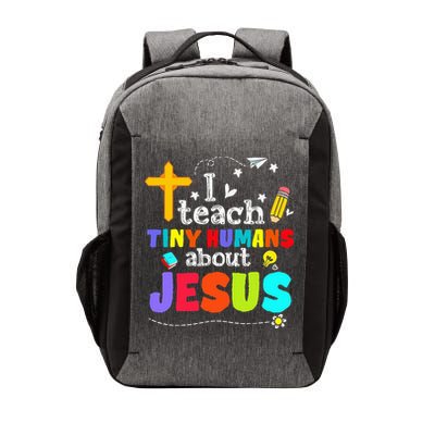I Teach Tiny Humans About Jesus Sunday School Teacher Bible Vector Backpack