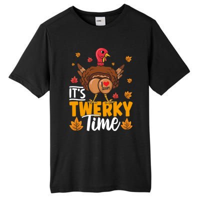 ItS Twerky Time I Love Gravy Funny Thanksgiving Turkey Butt Great Gift Tall Fusion ChromaSoft Performance T-Shirt