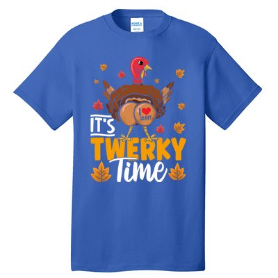 ItS Twerky Time I Love Gravy Funny Thanksgiving Turkey Butt Great Gift Tall T-Shirt