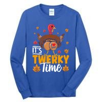 ItS Twerky Time I Love Gravy Funny Thanksgiving Turkey Butt Great Gift Tall Long Sleeve T-Shirt