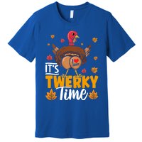 ItS Twerky Time I Love Gravy Funny Thanksgiving Turkey Butt Great Gift Premium T-Shirt