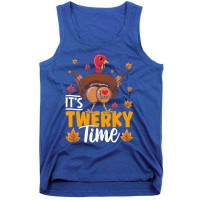 ItS Twerky Time I Love Gravy Funny Thanksgiving Turkey Butt Great Gift Tank Top