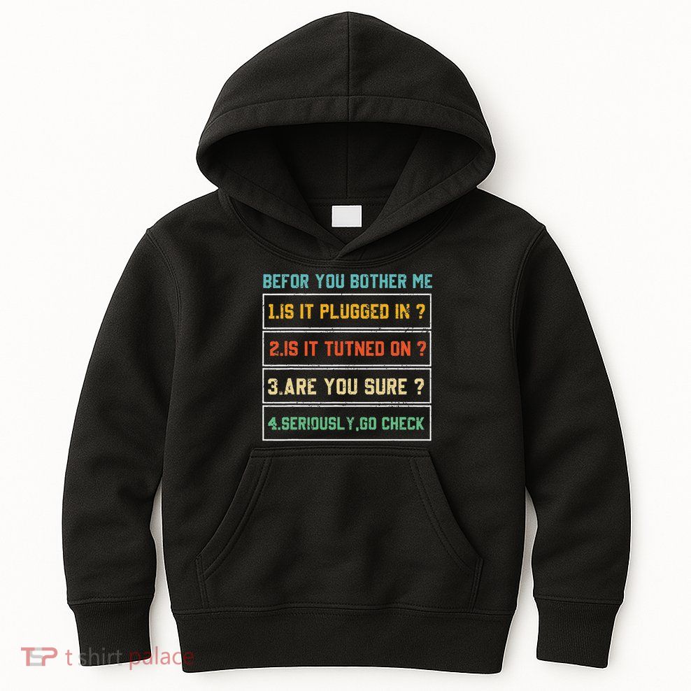 Information Technology Tech Funny Kids Hoodie