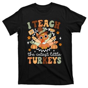 I Teach The Cutest Little Turkeys School Thankful T-Shirt