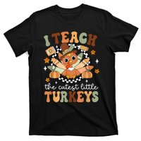 I Teach The Cutest Little Turkeys School Thankful T-Shirt