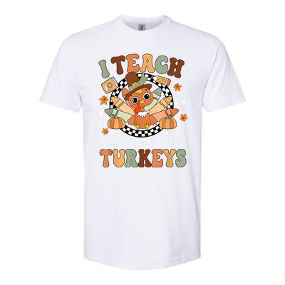 I Teach The Cutest Little Turkeys School Thankful Softstyle CVC T-Shirt