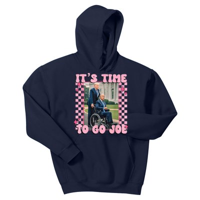 ItS Time To Go Joe Funny Biden Trump Felon Conviction Kids Hoodie