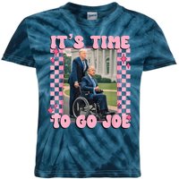 ItS Time To Go Joe Funny Biden Trump Felon Conviction Kids Tie-Dye T-Shirt