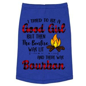 I Tried To Be A Good But Then The Bonfire Bourbon Gift Doggie Tank