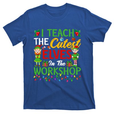 I Teach The Cutest In The Workshop Teacher Christmas Gift T-Shirt