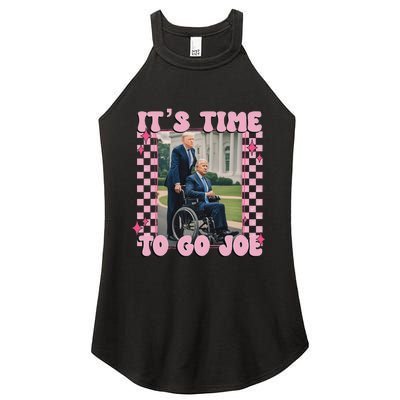 ItS Time To Go Joe Funny Trump 2024 Women's Perfect Tri Rocker Tank