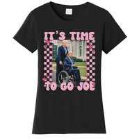 ItS Time To Go Joe Funny Trump 2024 Women's T-Shirt