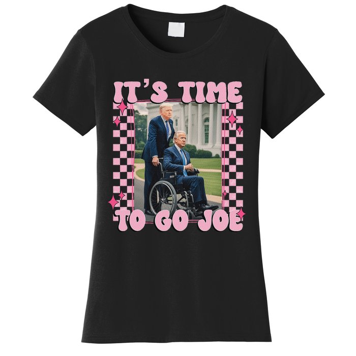 ItS Time To Go Joe Funny Trump 2024 Women's T-Shirt