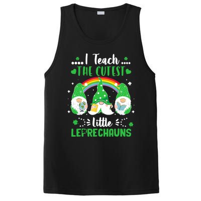 I Teach The Cutest Little Leprechauns Gnome St Patricks Day PosiCharge Competitor Tank