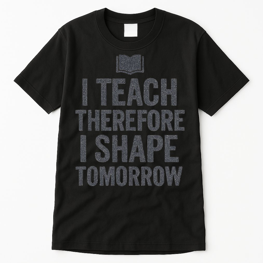 I Teach Therefore I Shape Tomorrow Vintage Teacher Tall T-Shirt