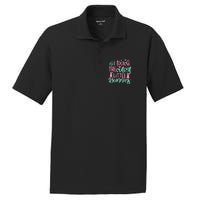 I Teach The Cute Little Bunny Easter Teacher Women Gift PosiCharge RacerMesh Polo