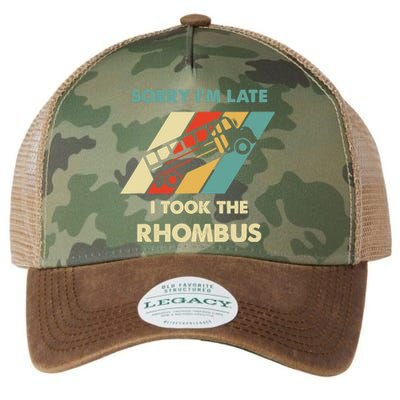 I Took The Rhombus Funny Math Nerd Legacy Tie Dye Trucker Hat