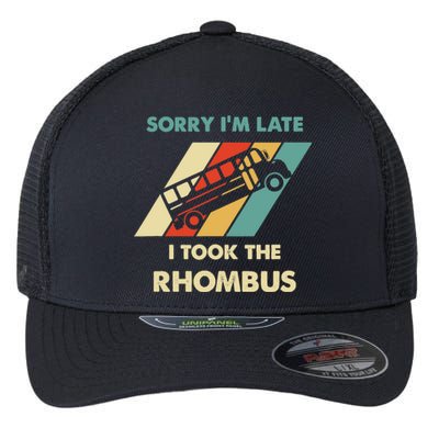 I Took The Rhombus Funny Math Nerd Flexfit Unipanel Trucker Cap