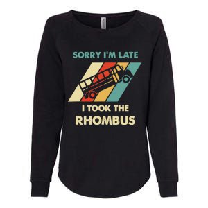 I Took The Rhombus Funny Math Nerd Womens California Wash Sweatshirt