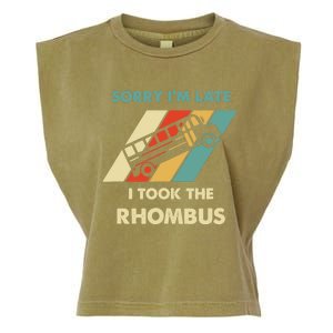 I Took The Rhombus Funny Math Nerd Garment-Dyed Women's Muscle Tee