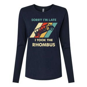 I Took The Rhombus Funny Math Nerd Womens Cotton Relaxed Long Sleeve T-Shirt