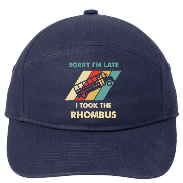 I Took The Rhombus Funny Math Nerd 7-Panel Snapback Hat