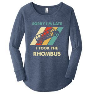 I Took The Rhombus Funny Math Nerd Women's Perfect Tri Tunic Long Sleeve Shirt