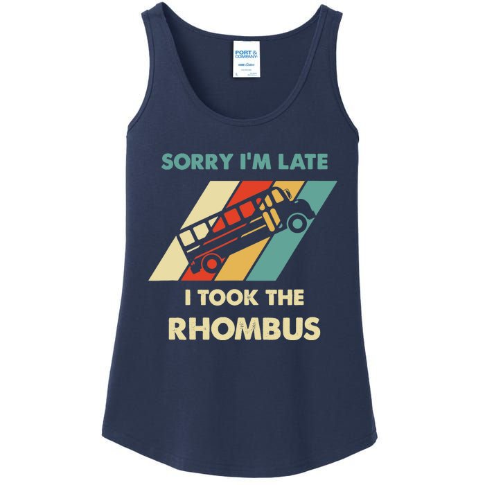 I Took The Rhombus Funny Math Nerd Ladies Essential Tank