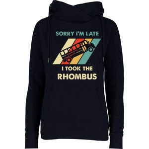 I Took The Rhombus Funny Math Nerd Womens Funnel Neck Pullover Hood