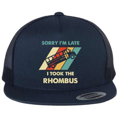 I Took The Rhombus Funny Math Nerd Flat Bill Trucker Hat