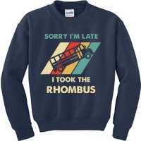 I Took The Rhombus Funny Math Nerd Kids Sweatshirt