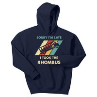 I Took The Rhombus Funny Math Nerd Kids Hoodie