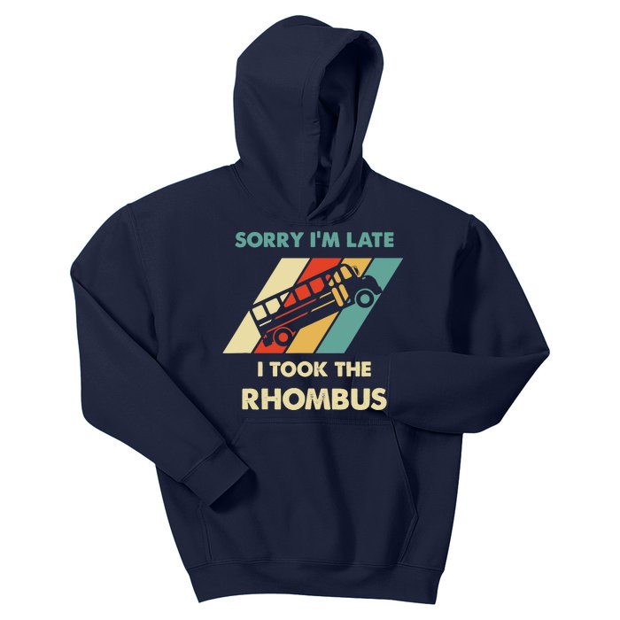 I Took The Rhombus Funny Math Nerd Kids Hoodie