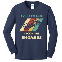 I Took The Rhombus Funny Math Nerd Kids Long Sleeve Shirt